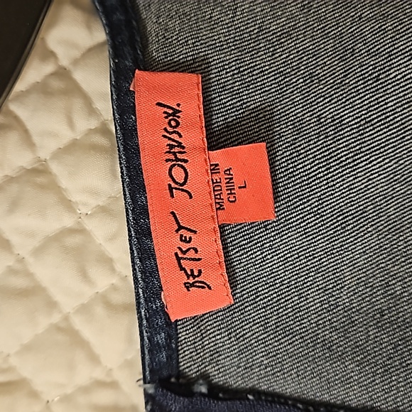 NWOT BETSY JOHNSON DENIM DRESS - Picture 6 of 9